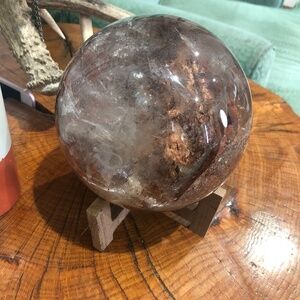Giant GARDEN PHANTOM  Quartz SPHERE over 5 lbs  121mm